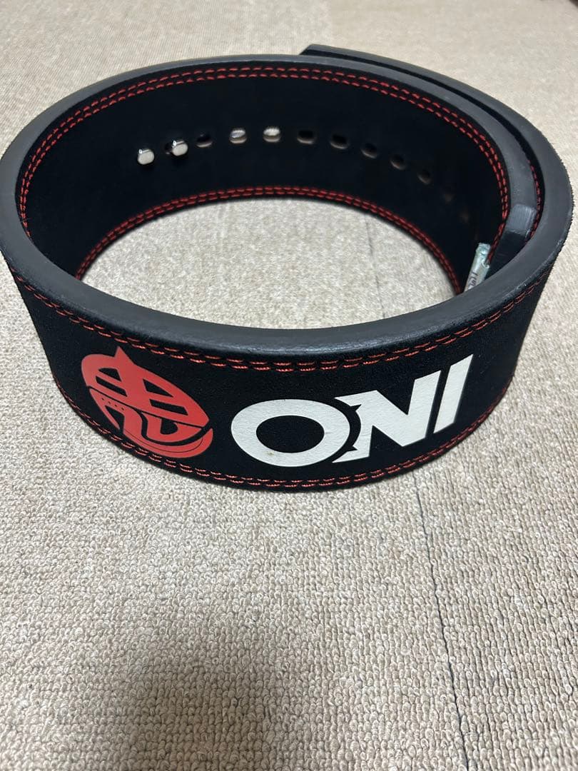 ONI 鬼 レバーアクションベルトNX IPF公認 13mm Mサイズ ONI 鬼 レバーアクションベルトNX IPF公認 バックル付き パワーベルト